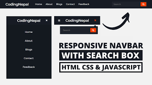 Well organized and easy to understand web building tutorials with lots of examples of how to use html, css, javascript, sql, php, python, bootstrap, java and xml. Responsive Navbar With Search Box Using Html Css Javascript Dev
