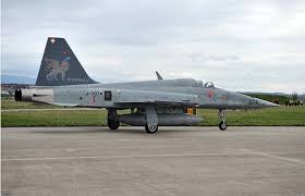 The aircraft took its maiden flight on 11 august 1972 and entered into service in 19… Schweiz Letzte Rekrutenschule F 5 E F Austrian Wings