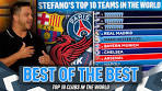 Ranking the TOP 10 Clubs IN THE WORLD | Where will PSG ... - YouTube