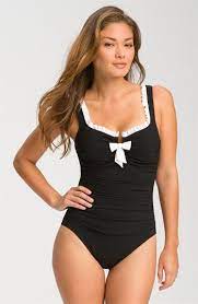 Profile By Gottex Black Tie One Piece Swimsuit Nordstrom Zwemkleding Duiken