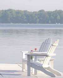 Adirondack Chair On The Dock Beach Cottages Outdoor Places
