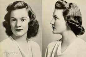 1940s College Girl Hairstyles 1940s Hairstyles Vintage Hairstyles Retro Hairstyles