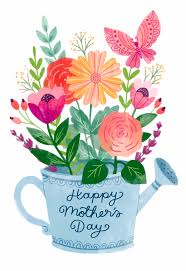 bucket full of flowers mother s day card greetings island in 2021 mothers day card template mothers day drawings mothers day flowers