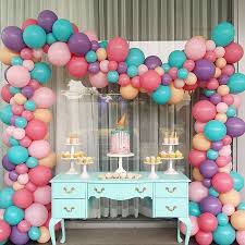 You don't even need to inflate the balloons for this simple balloon decoration. Balloon Decoration London