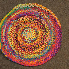 recycled cotton rag rug round