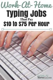 43 Typing Jobs From Home That Pay 10 To 75 Per Hour Typing Jobs From Home Typing Jobs Online Typing Jobs