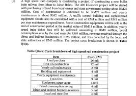 Book bus tickets from muar to johor bahru with redbus.sg. A High Speed Train Company Is Considering A Projec Chegg Com