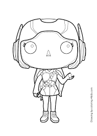 Honey lemon was present at ozine fest. Honey Lemon Hero Girl Coloring Page For Kids Printable Free Big Hero 6 Coloing 4kids Com