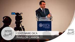 Parte del equipo de acopla, miembro ofical en oica, en invetigaciones y asesoramiento.ofrece charlas oica. Centenaire Oica Avec Emmanuel Macron Youtube