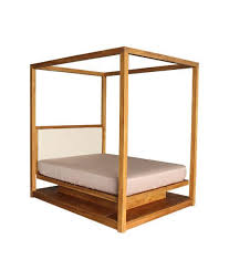 Love Poster Bed But Want Something Different Check This Bessie Teak Floating Poster Bed Frame Out Look Carefully Bed Frame Canopy Over Bed Canopy Bedroom