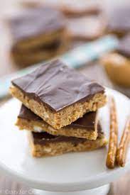 Christmas morning was about santa claus and a big breakfast with his biscuits! Trisha Yearwood Inspired Chocolate Peanut Butter Bars Thebestdessertrecipes Com