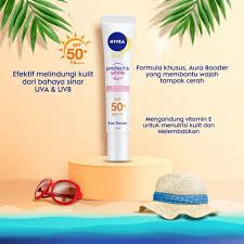 One of my fav sunscreen! Nivea Sun Face Protection Serum Spf 50 Pa Instant Aura Nivea Sunscreen Pink Shopee Indonesia