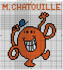 1ere Grille Monsieur Madame Monsieur Chatouille Grille Gratuite Au Fil De Mes Croix Monsieur Madame Point De Croix Croix
