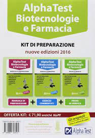 Alpha Test Biotecnologie E Farmacia Kit Di Preparazione Manuale Di Preparazione Esercizi Commentati Prove Di Verifica Con Software Di Simulazione Amazon It Bertocchi Stefano Rodino Doriana Sironi Alberto Sironi Renato Libri
