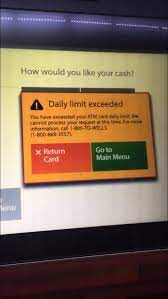 Check spelling or type a new query. Ask Wells Fargo On Twitter Sorry For The Frustration Claudia Please Visit Https T Co Ncehqd99x9 And Refer To Understanding Daily Card Purchase And Withdrawal Limits For Immediate Assistance Please Call 1 800 869 3557 Thank You Hanj