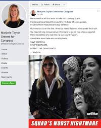 Jun 27, 2021 · aoc responded to marjorie taylor greene saying she didn't embrace our american ways and was a little communist. first of all, i'm taller than her, the democratic congresswoman wrote on twitter. Marjorie Taylor Greene Qanon Supporter Post Gun Picture Next To The Squad