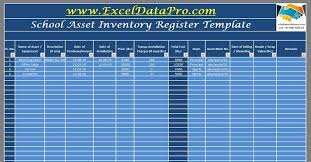 How to make a stock portfolio in excel. Download School Assets Inventory And Issuance Register Excel Template Exceldatapro