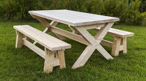 Easy Diy Project Farmhouse Table And Benches Youtube Outdoor Sofa Diy Build Outdoor Furniture Easy Diy Projects