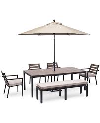 We did not find results for: Furniture Stockholm Outdoor Aluminum 6 Pc Dining Set 84 X 42 Rectangle Dining Table 4 Dining Chairs Bench With Sunbrella Cushions Created For Macy S Reviews Furniture Macy S