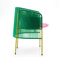 Sebastian Herkner Applies Colombian Plastic Weaving To Caribe Collection Recycled Plastic Chair Plastic Furniture Plastic Design