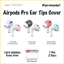 To do this, attach one pair of the tips to the base of both airpods pro. Case Airpods Pro Elago Ear Tips Cover 2pairs Secure Fit Soft Cover New Original Shopee Indonesia