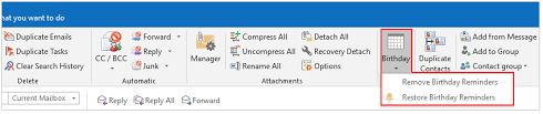 How To Undo Dismiss Retrieve Reminders In Outlook Calendar