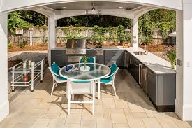 The front yard may be the showpiece of your landscape, but the backyard is all your own, a sanctuary for relaxation, entertaining and play. Outdoor Kitchen Layouts Plans For Function Style