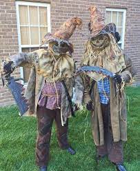 Pop on a milk jug or pillowcase head and you'll instantly transform your design into a dancing sensation full of fanciful fun! Diy Scarecrow Costume Ideas From Clever To Creepy Halloween Costumes Scarecrow Boys Scary Halloween Costumes Creepy Halloween Costumes