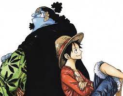 luffy and jinbei onepiece イラスト 甚平 ワンピース 絵