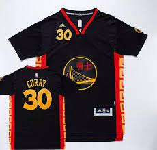 Warriors #30 Stephen Curry Black Slate Chinese New Year Stitched NBA Jersey  Warriors #30 Stephen Curry Black Slate Chinese New Year Stitched NBA Jersey