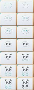 Dessiner Un Panda Panda Dessin Gribouillages Artistiques Dessin