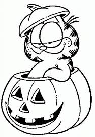 Il Gatto Garfield Nella Zucca Di Halloween Disegno Da Colorare Gratis Disegni Da Colorare Libri Da Colorare Pagine Da Colorare Per Adulti