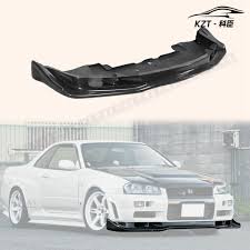 For Nissan Skyline R34 Gtr Autoselect Front Lip With Undertray Carbon Fiber