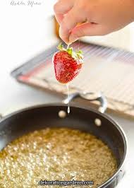 I Love These Candied Strawberries Like A Candied Apple A Glorious Crunch With A Ripe Strawberry Center T Candied Strawberries Recipe Strawberry Recipes Food
