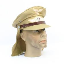TROPICAL HERMANN MEYER TYPE EM/NCO SERVICE CAP (TROPENSCHIRMMUTZE)