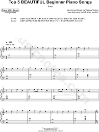 Or, are you looking for truly beginner piano sheet music starting from square one that includes a professional piano video tutorial which demonstrates the music in great detail? Piano With Carter Top 5 Beautiful Beginner Piano Songs Easy Sheet Music Piano Solo In C Major Download Print Sku Mn0207955