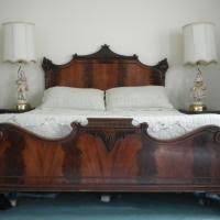 Chinese Chippendale Cherry Wood Mahogany Bedroom Set Furniture Bedroom Furniture Bedroom Set