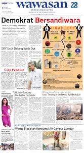 Aku meletakkan bantal melengkung empuk kepunyaanku di atas meja lipat. Wawasan 27 September 2014 By Koran Pagi Wawasan Issuu