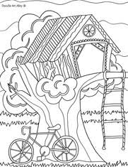I love seeing different people's doodling pages like these, it always inspires me for theme ideas and generally free printables. Summer Coloring Pages Doodle Art Alley
