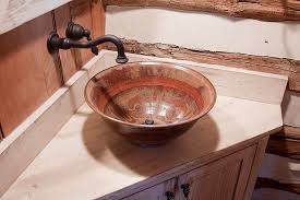 Your new bathroom vanity is built to your specifications by talented craftsmen in the heart of amish country. Small Log Cabins Bathroom Ideas Houzz