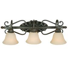 Bathroom vanity lights are ideal to place above or beside your mirror. Portfolio 3 Light Bronze Bathroom Vanity Light In The Vanity Lights Department At Lowes Com