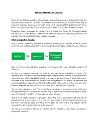 Https Www Straussdaly Co Za Wp Content Uploads 2019 11 King Code Iv At A Glance Pdf