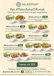 Salad stop paling reliable untuk serve fresh salad.sayur2 dan ingredient nya selalu fresh. Selalu Diperbarui Menu Saladstop Tebet