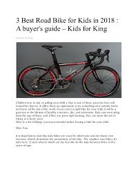 3 best road bike for kids in 2018 a buyers guide kids for