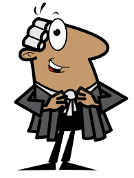 Advogado De Desenho Animado Ilustração do Vetor - Ilustração de feliz,  desenho: 16132959