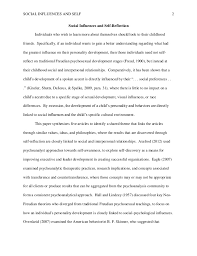 How to write a reflective paper? 20150909 Social Influences And Self Reflection