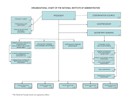 organizational chart of the national institute of