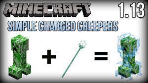NEW & EASY Way to Create Charged Creepers in Minecraft 1.13 (Update  Aquatic) - YouTube