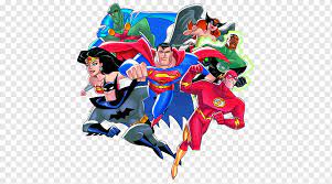 Batman v superman comic con trailer animated version: Justice League Character Superman Justice League Poster Animated Series Superhero Justice League Television Heroes Fictional Character Png Pngwing