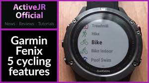 Once paired with a compatible(1) garmin device, activity tracking is just the beginning of what garmin. Garmin Fenix 5 Cycling Features Navigation And Varia Radar Youtube